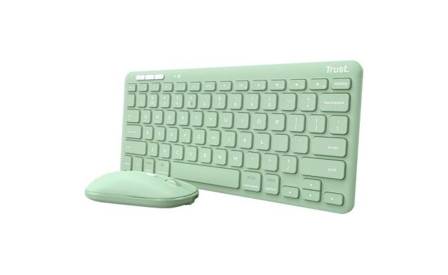 Trust Lyra US (24942) - Kit tastatura si mouse verde