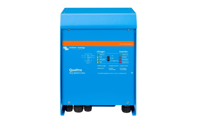 Invertor Victron Energy cu functii multiple Quattro 12V - 3000VA 54058
