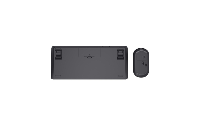Kit tastatura + mouse Wireless/Bluetooth, Trust LYRA, Multi-Device, Layout...