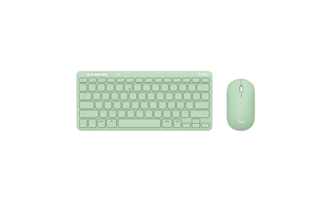 Trust Lyra US (24942) - Kit tastatura si mouse verde 53622