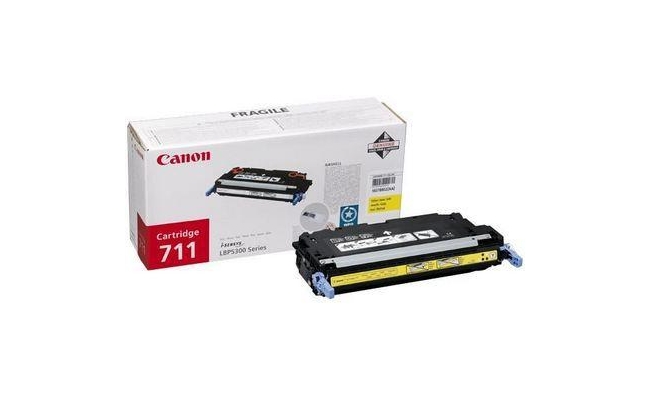 Toner Original Canon Yellow CRG-711Y CR1657B002AA pentru LBP-5300, LBP-5360,...