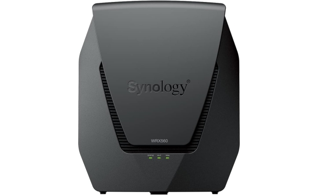 Router Wireless Synology WRX560, Dual-band, Wi-Fi 6, 4x4 MIMO, Mesh support,...