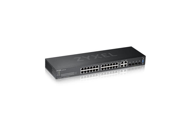 Switch Zyxel GS2220-28-EU0101F, porturi Gigabit x 24, SFP x 4, managed, rackabil