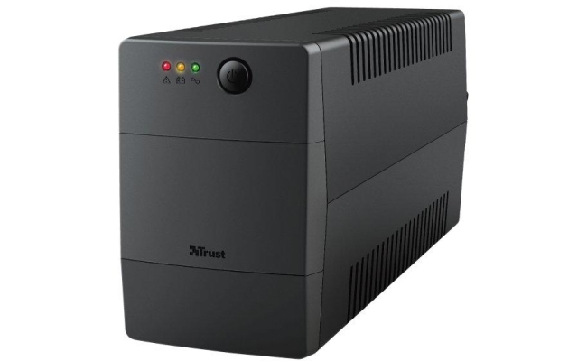 UPS Trust PAXXON 800VA, 2 prize, reglare automata a tensiunii (AVR)
