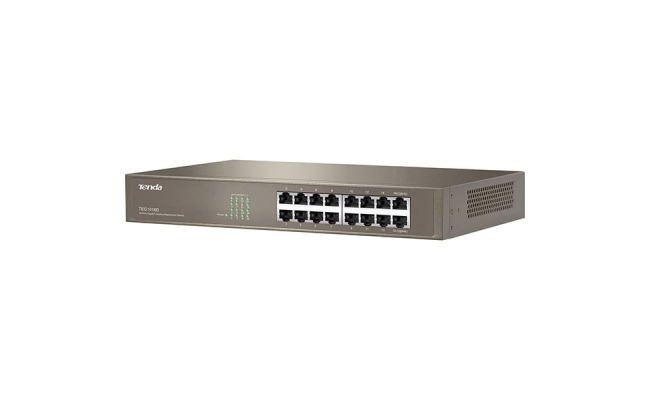 Switch TENDA TEG1016D, 16 porturi Gigabit, argintiu 53593