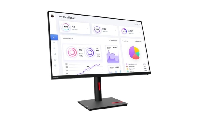 Monitor LED Lenovo ThinkVision T32p-30, 31.5", UHD, 4ms GTG, Black 54372