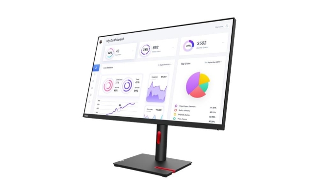 Monitor LED Lenovo ThinkVision T32p-30, 31.5", UHD, 4ms GTG, Black 54371