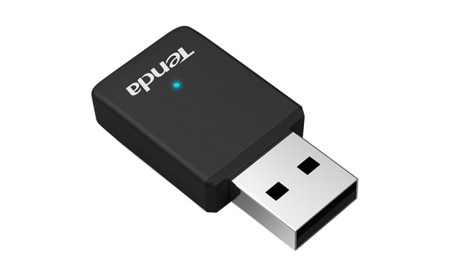 Adaptor USB Wireless TENDA U9 AC650, Dual-Band 200 + 433 Mbps, negru 53565