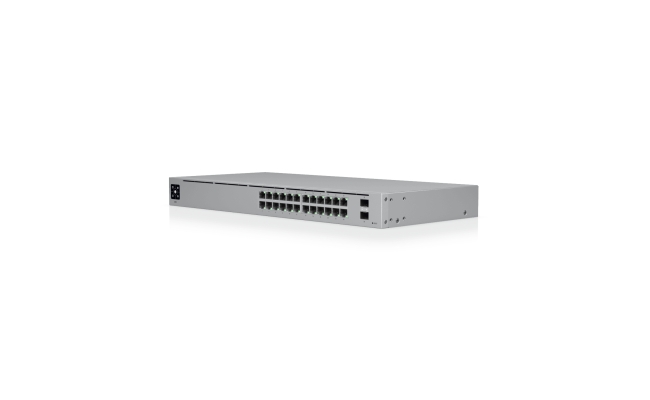 Switch Ubiquiti UniFi cu 24 porturi Gigabit, 2xSFP, managed, rackabil -...