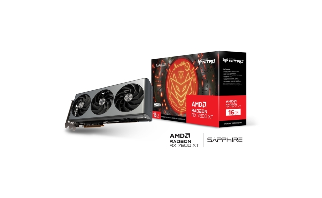 Placa video SAPPHIRE NITRO+ AMD Radeon RX 7800 XT, 16GB GDDR6, 256bit,...
