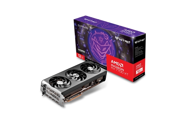 Placa video SAPPHIRE Nitro+ AMD Radeon RX 7700 XT, 12GB GDDR6, 192bit,...
