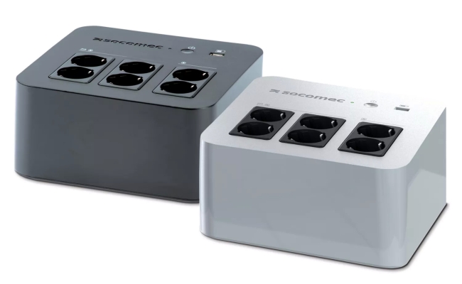 Socomec Netys PL 600VA / 360W, 6 x Shuko, negru