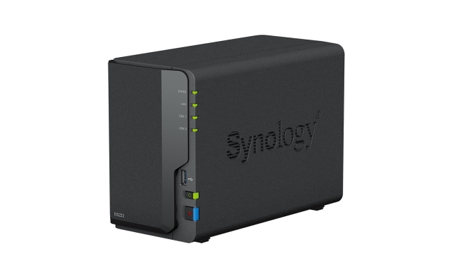 NAS Synology DS223, Realtek RTD1619B, 1.7GHz, 2GB, 2-Bays, negru 53666