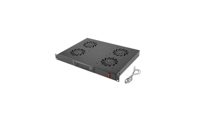 Unitate cu 4 ventilatoare DATEUP 9801130771-T, 1U, termostat digital, senzor...