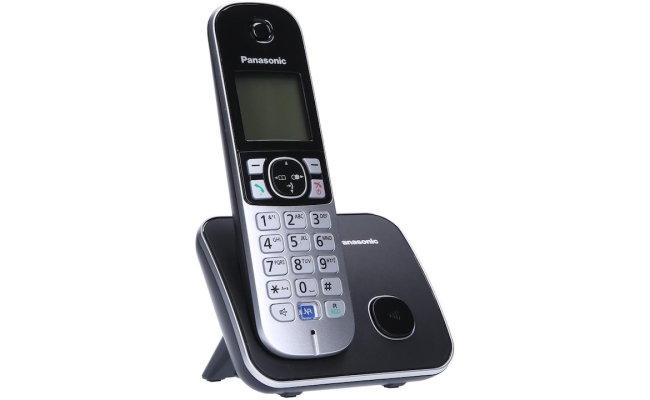Telefon DECT Panasonic KX-TG6811FXB, negru 53601