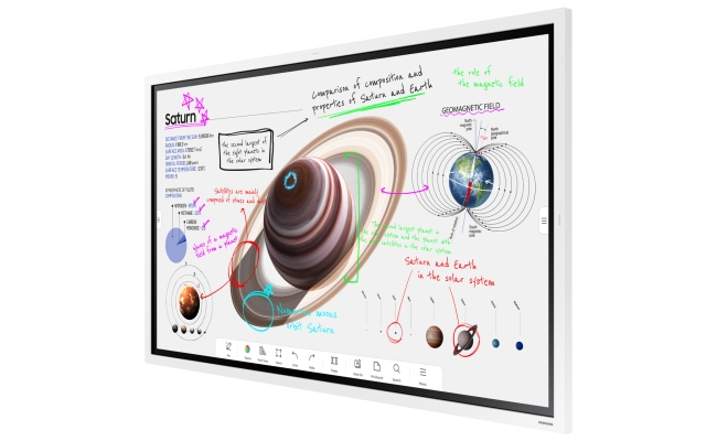 Tabla interactiva SAMSUNG Flip Pro WM55B LH55WMBWBGCXEN, 55", Ultra HD 4K,...