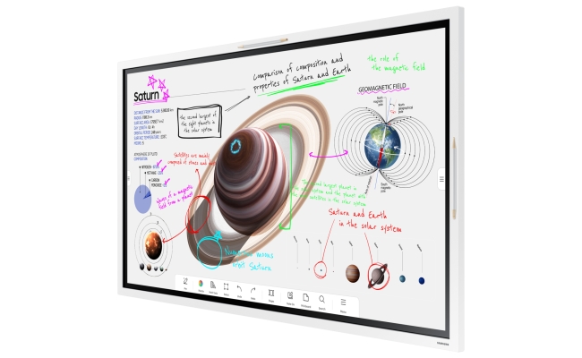 Tabla interactiva SAMSUNG Flip Pro WM55B LH55WMBWBGCXEN, 55", Ultra HD 4K,...