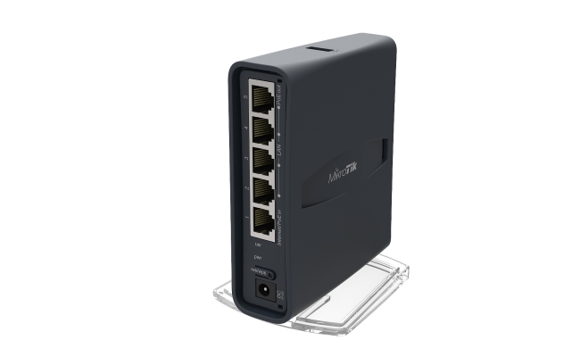 Acces Point wireless MikroTik hAP ac lite RB952UI-5AC2ND-TC, 5 porturi, 2.4/5...