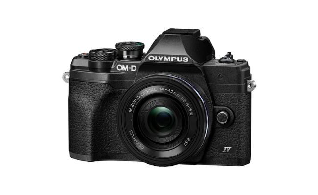 Aparat Foto Mirrorless Olympus OM-D E-M10 Mark IV cu Obiectiv M.Zuiko 14-42mm...