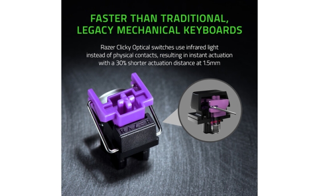 Tastatura gaming mecanica Razer Huntsman Mini, iluminare Chroma RGB, switch...