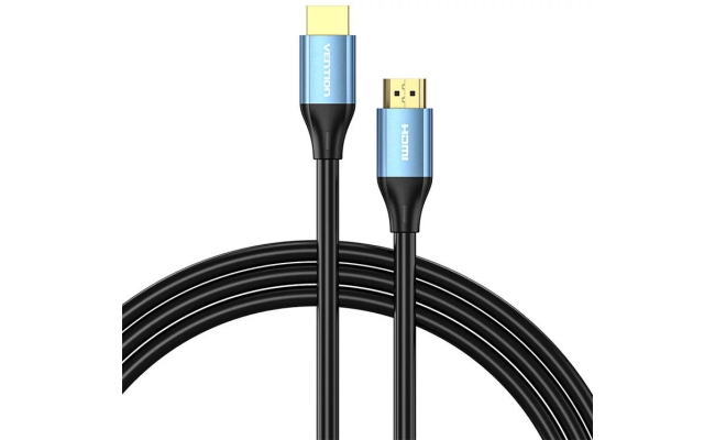 Cablu video Vention ALHSH, HDMI(T) la HDMI(T), 2m, rezolutie maxima 4K la...