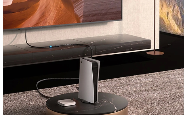Cablu video Vention AHCBH, HDMI(T) la HDMI(M), 2m, rezolutie maxima 4K la...