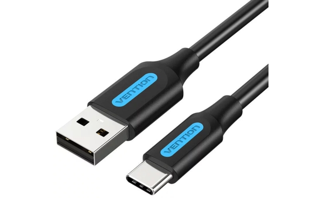 Cablu alimentare si date Vention COKBD, USB 2.0 (T) la USB Type-C (T), 0.5m...