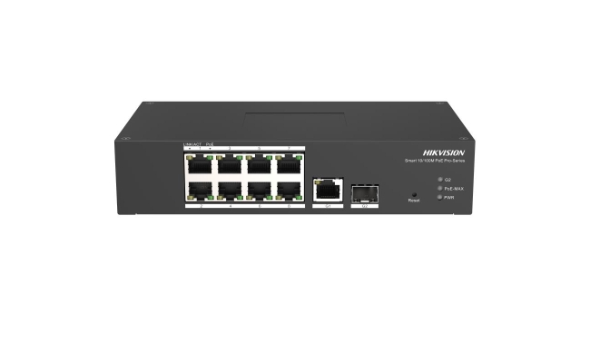 Hikvision DS-3T1310P-SI/HS 8 Port Fast Ethernet Smart Harsh POE Switch 54516