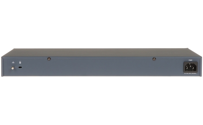 Switch cu 24 porturi Gigabit Hikvision DS-3E0528HP-E, 2 porturi fibra optica,...