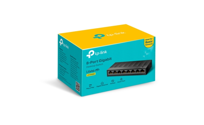 Switch TP-LINK LS1008G, 8 port, 10/100/1000 Mbps 54882