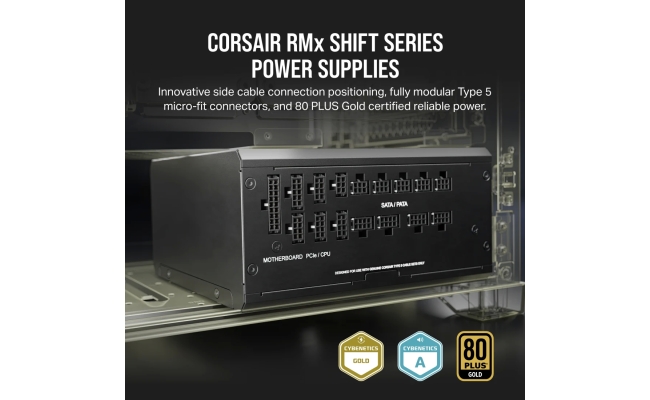 Sursa Corsair RMx Shift Series RM1200x, 1200W, full-modulara, 80 PLUS GOLD...