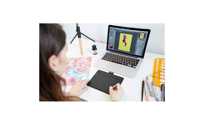 Tableta grafica Wacom Intuos S, Bluetooth, Black CTL-4100WLK-N 54571