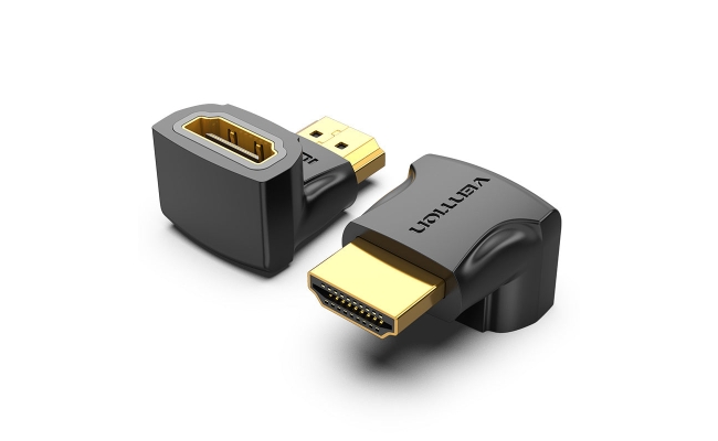 Adaptor video Vention AIOB0, HDMI(T) la HDMI(M), rezolutie maxima 4K la 60Hz,...