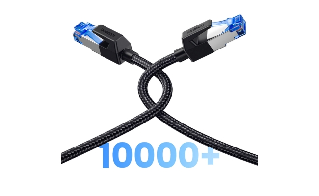 Patch Cord UTP Ugreen NW153 Cat8, cupru, braided cable, viteza maxima 25...
