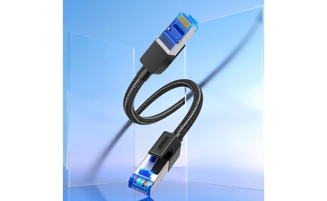 Patch Cord UTP Ugreen NW153 Cat8, cupru, braided cable, viteza maxima 25...