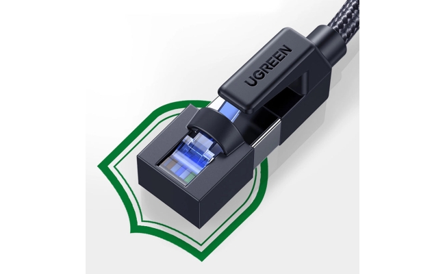 Patch Cord UTP Ugreen NW153 Cat8, cupru, braided cable, viteza maxima 25...