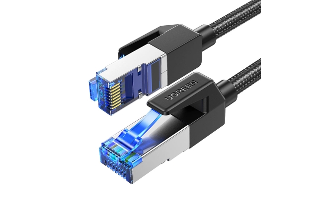 Patch Cord UTP Ugreen NW153 Cat8, cupru, braided cable, viteza maxima 25...
