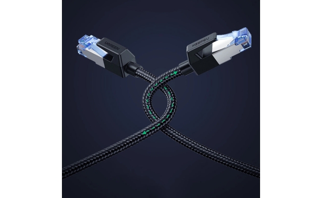 Patch Cord UTP Ugreen NW153 Cat8, cupru, braided cable, viteza maxima 25...