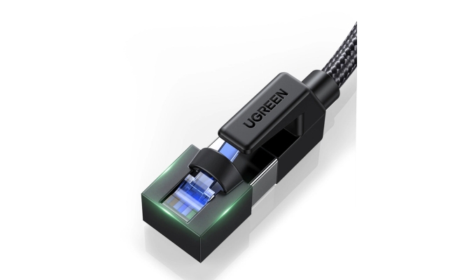 Patch Cord UTP Ugreen NW153 Cat8, cupru, braided cable, viteza maxima 25...
