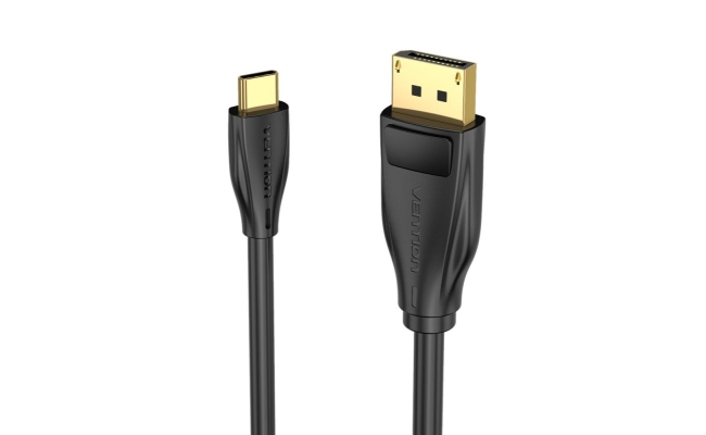 Cablu video Vention CGYBF, USB Type-C(T) la DisplayPort(T), 1m, rezolutie...