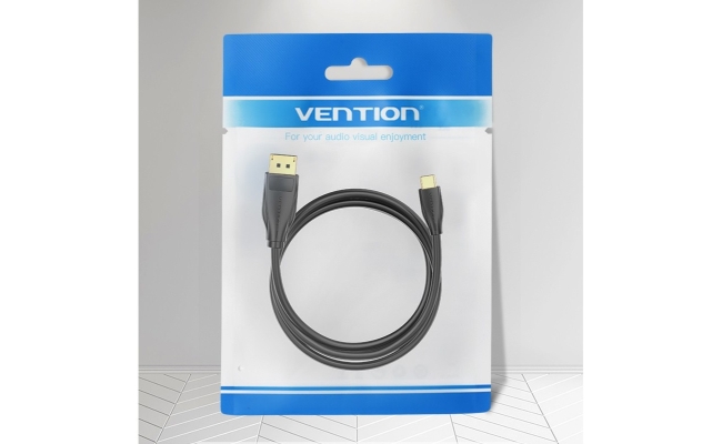 Cablu video Vention CGYBF, USB Type-C(T) la DisplayPort(T), 1m, rezolutie...