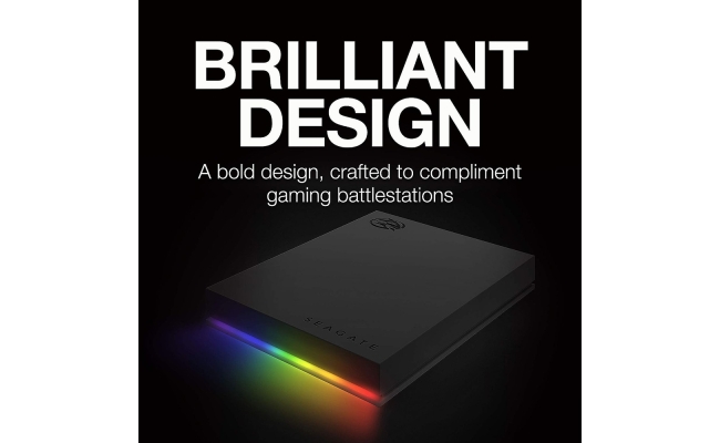 Hard Disk extern SEAGATE FireCuda Gaming STKL2000400, 2TB, USB 3.2 Gen 1,...