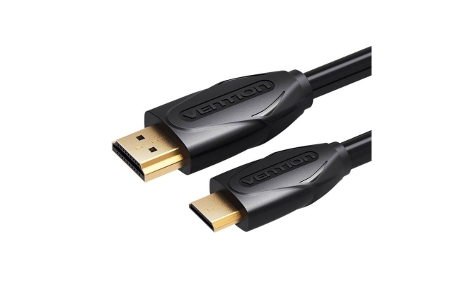 Cablu video Vention VAA-D02-B150, HDMI(T) - miniHDMI(M), 1.5m, rezolutie...
