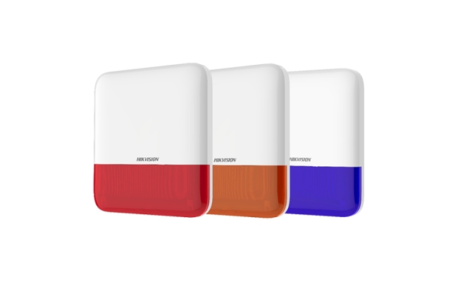 Sirena wireless AX PRO de exterior cu flash, led Rosu, 868Mhz - HIKVISION...