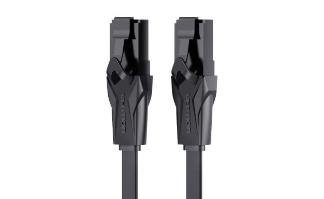 Patch Cord UTP Vention IBABL, Cat. 6, 10m, flat cable, conductor cupru -...