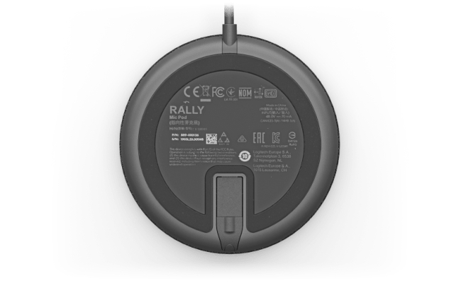 Microfon Logitech Rally Mic Pod USB, negru, 989-000430 54681
