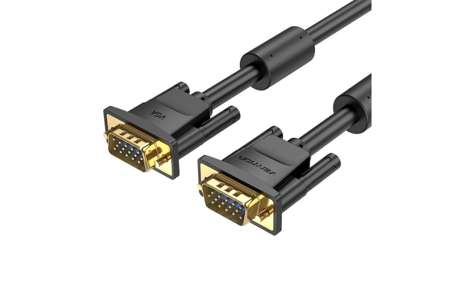 Cablu video Vention DAEBI, VGA(T) la VGA(T), 3m, rezolutie maxima 1080p la 60...