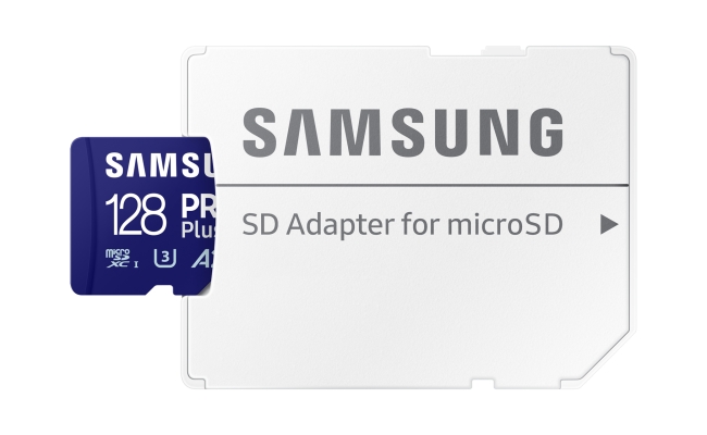 Card memorie Samsung MB-MD128SA/EU 128GB PRO+ mSD + Adapter 54626