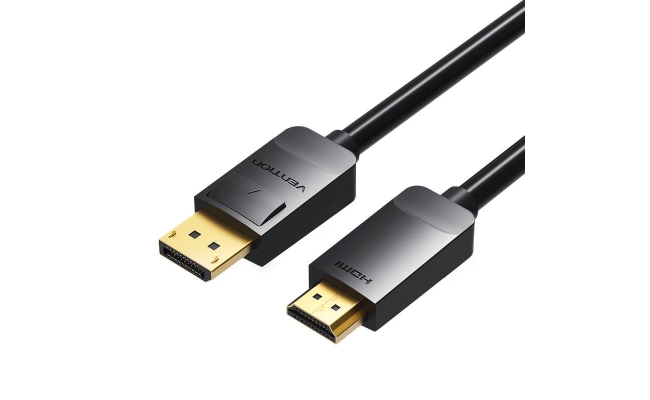 Cablu video Vention HADBI, DisplayPort(T) la HDMI(T), 3m, rezolutie maxima...