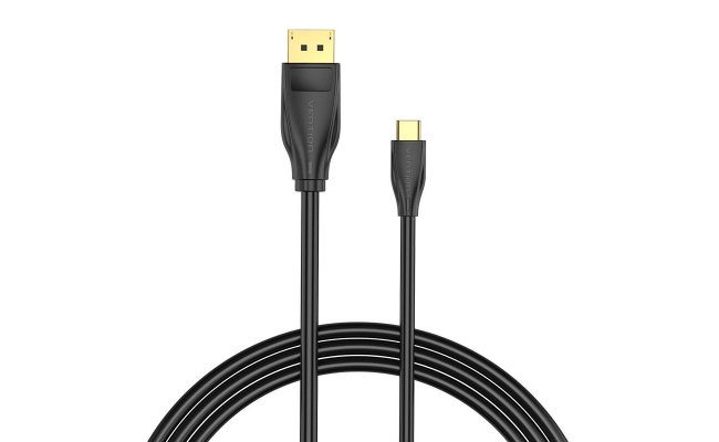Cablu video Vention CGYBH, USB Type-C(T) la DisplayPort(T), 2m, rezolutie...